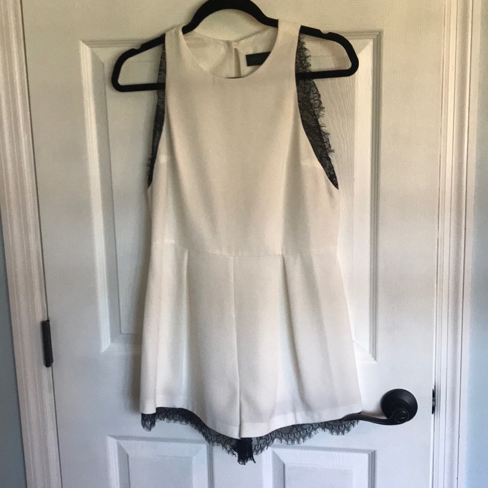 TopShop white romper